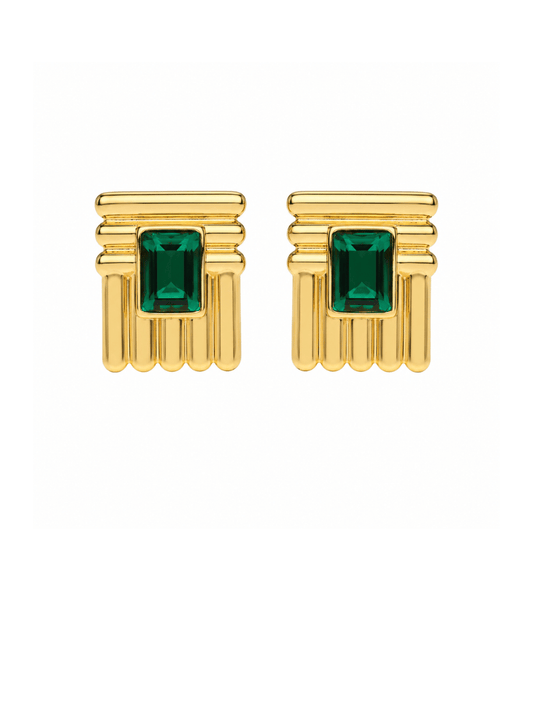 Azi Deco Stud Earrings