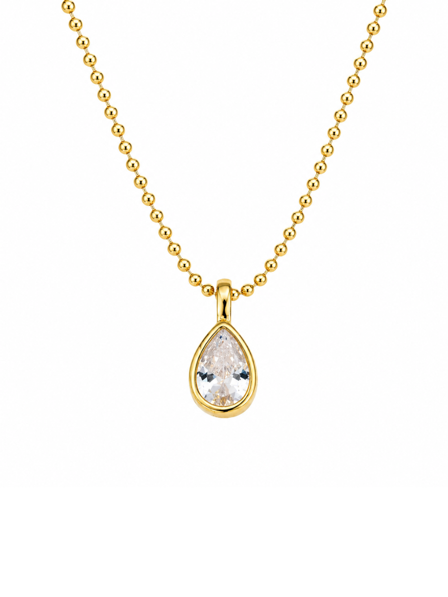 bezel pendant necklace