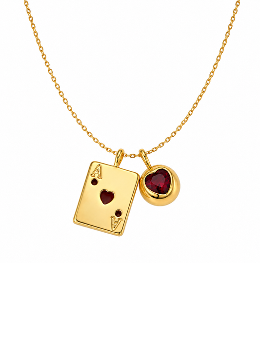 ace of hearts necklace