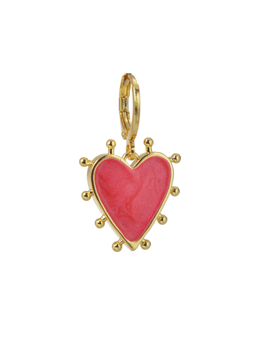 pink heart charm