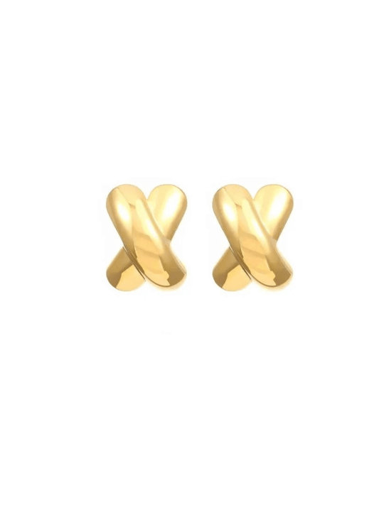 X Statement Stud Earrings