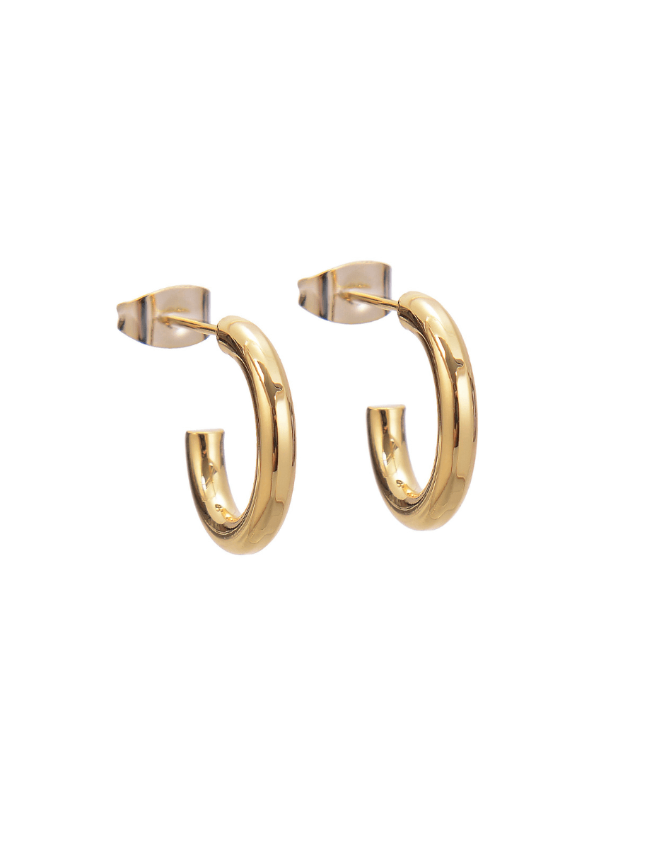 Extra thin hot sale hoop earrings