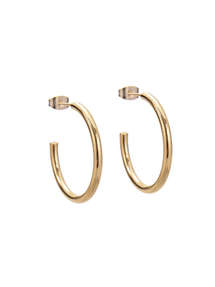 Iconic Gold Hoop Earrings