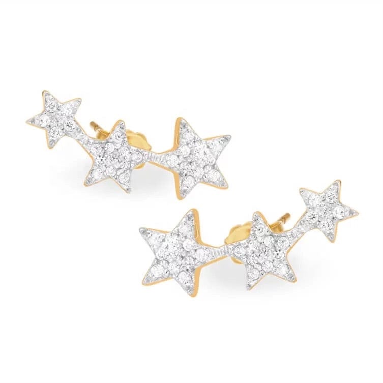 Star stud earrings 