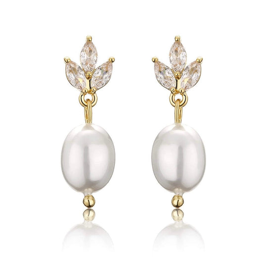 wedding pearl earrings
