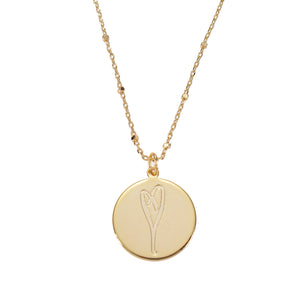 Engraved Heart Necklace