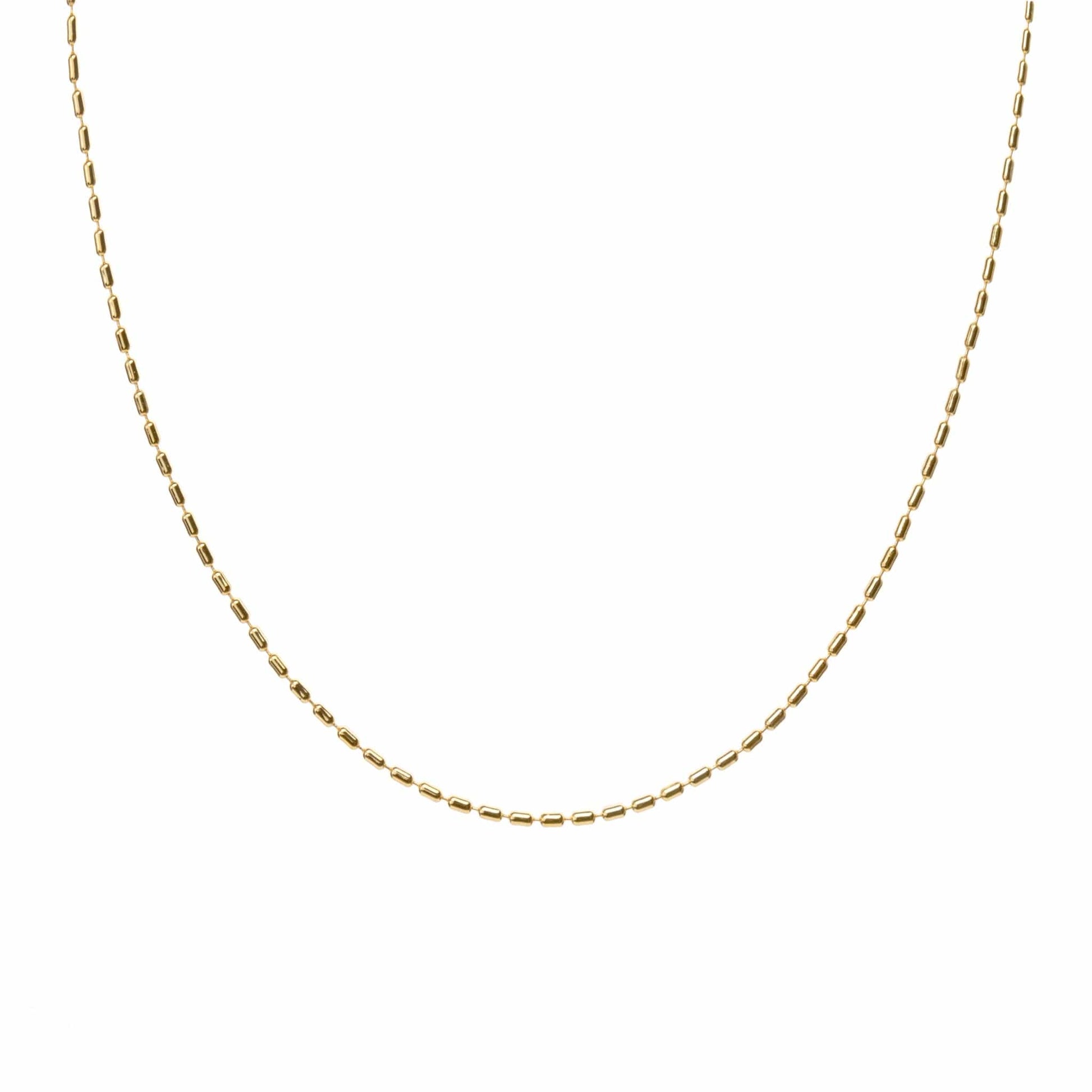 delicate gold layering necklace
