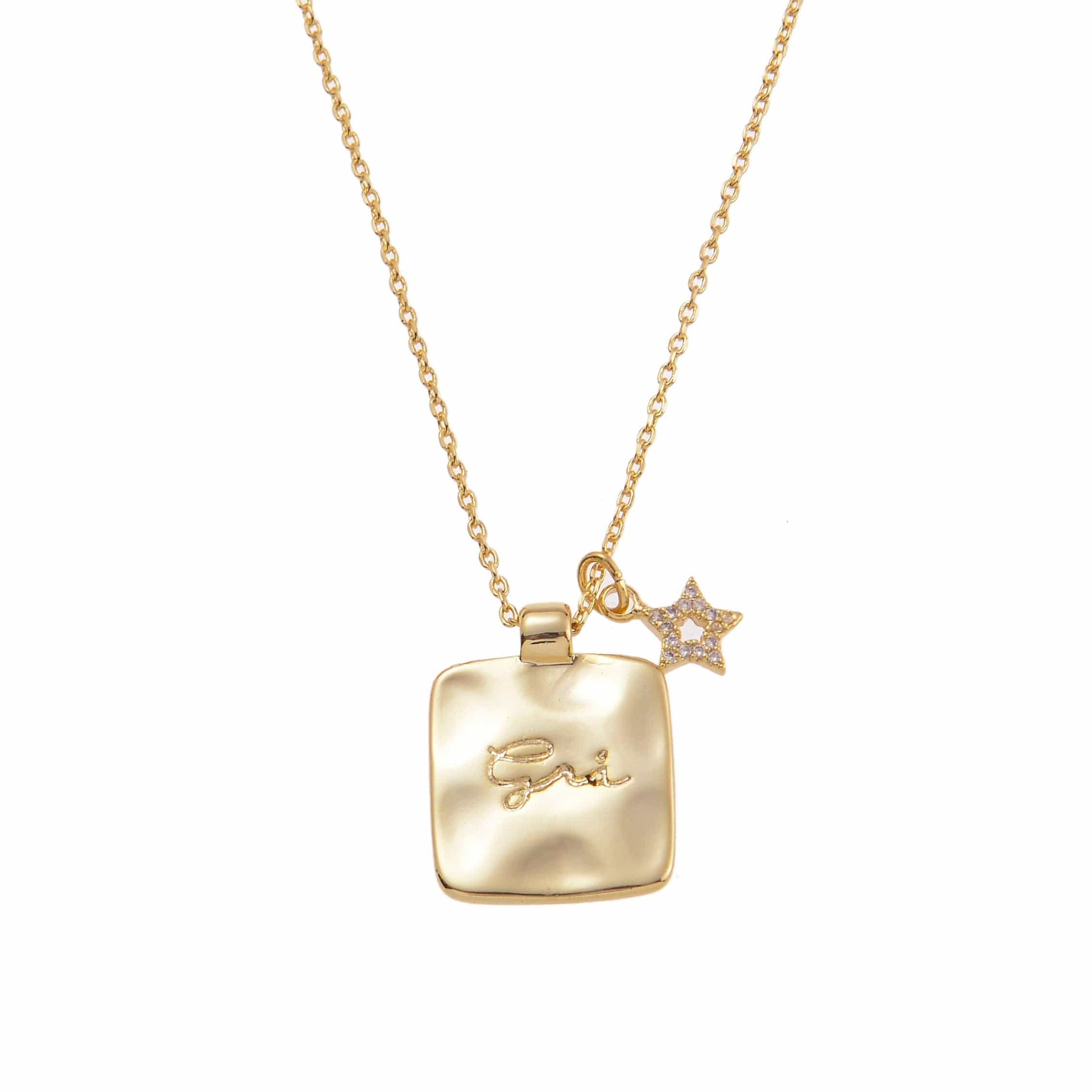 love necklace in gold