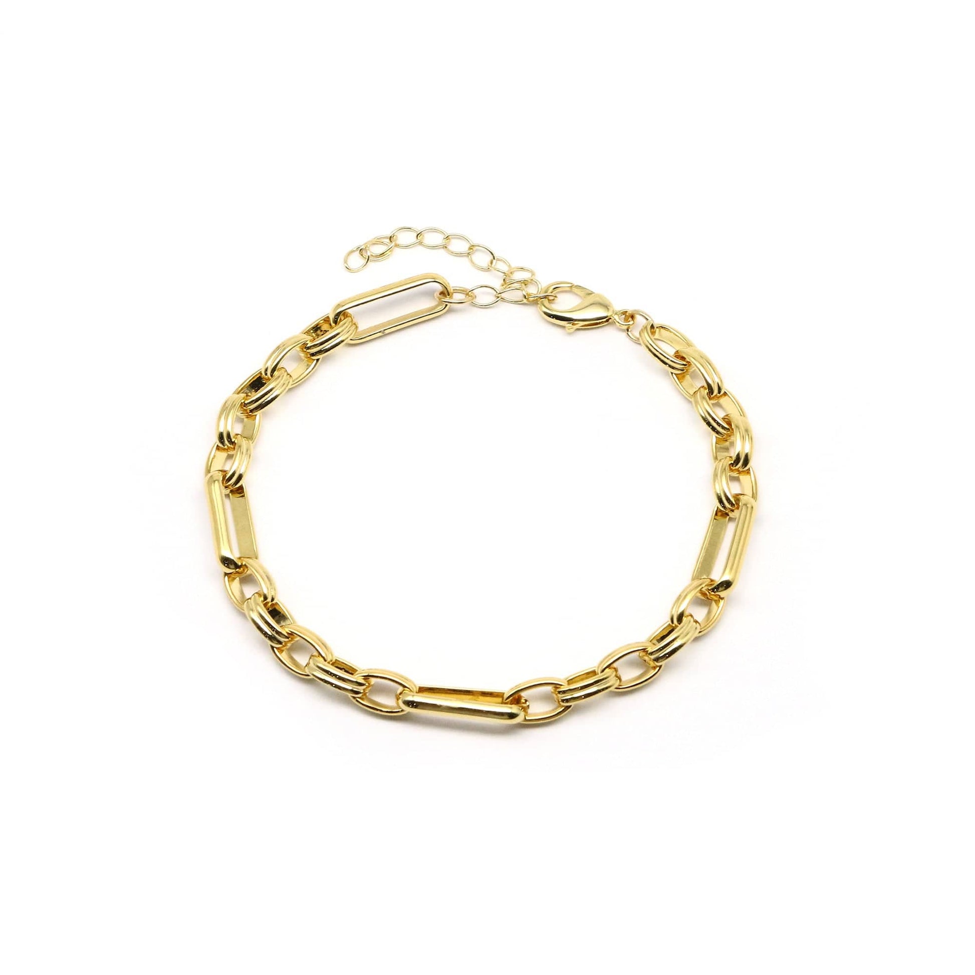 chunky gold bracelet