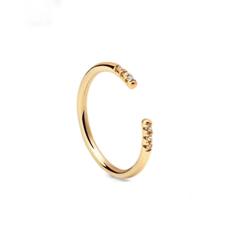 adjustable ring with gemstones