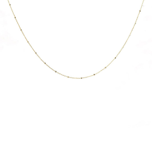 thin gold bead chain 