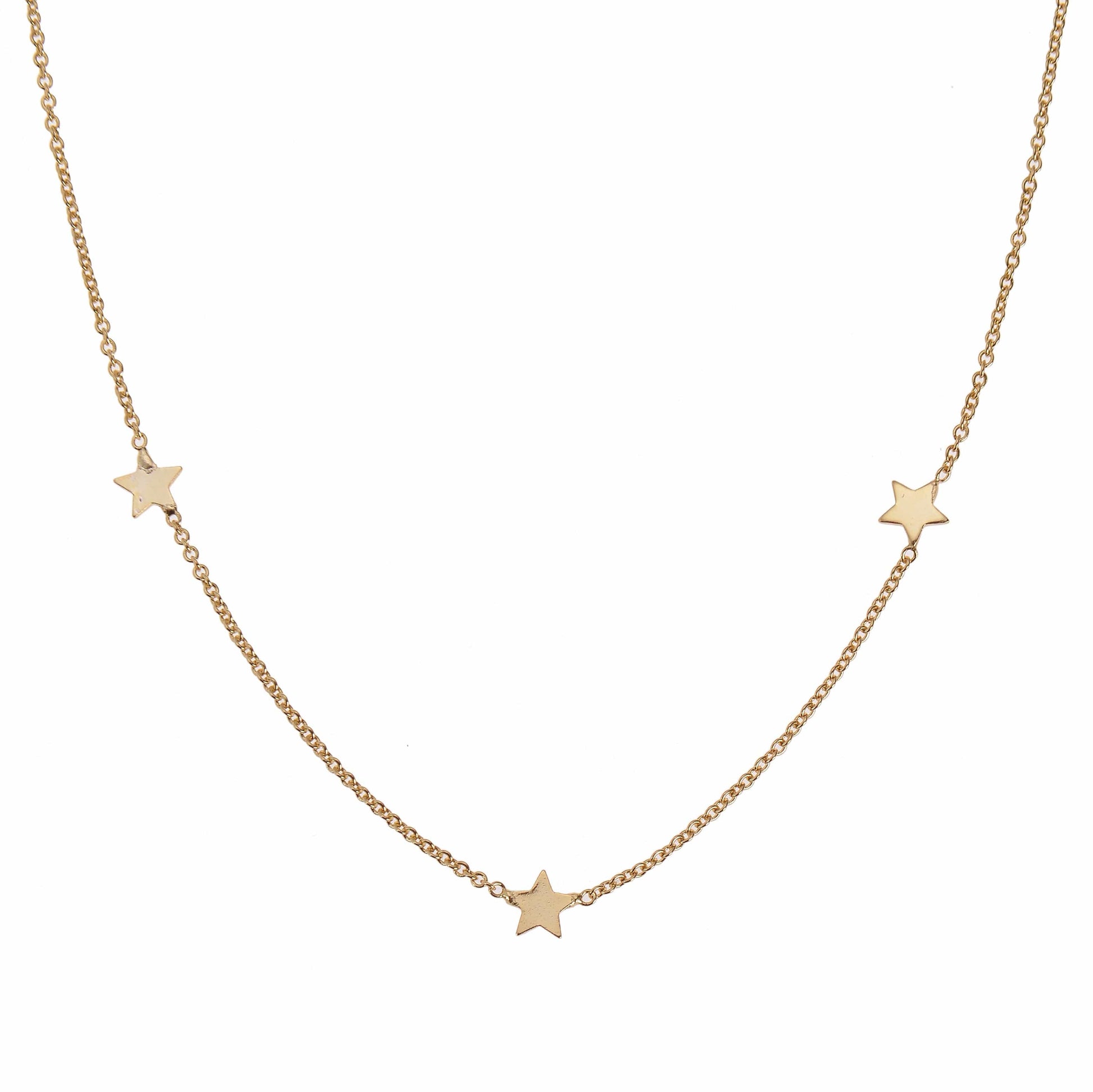 Star Charm Necklace in gold
