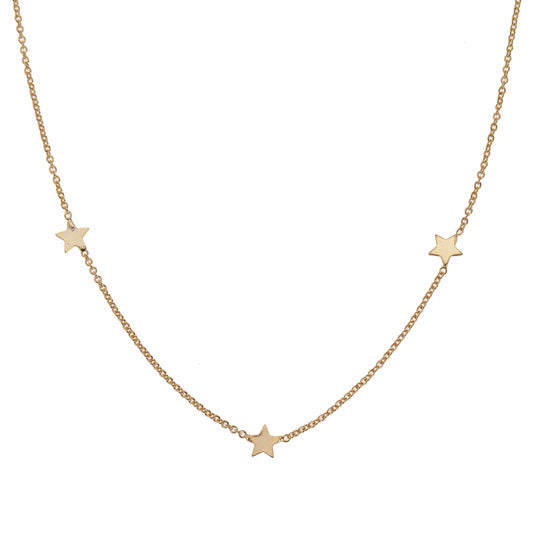 Star Charm Necklace in gold