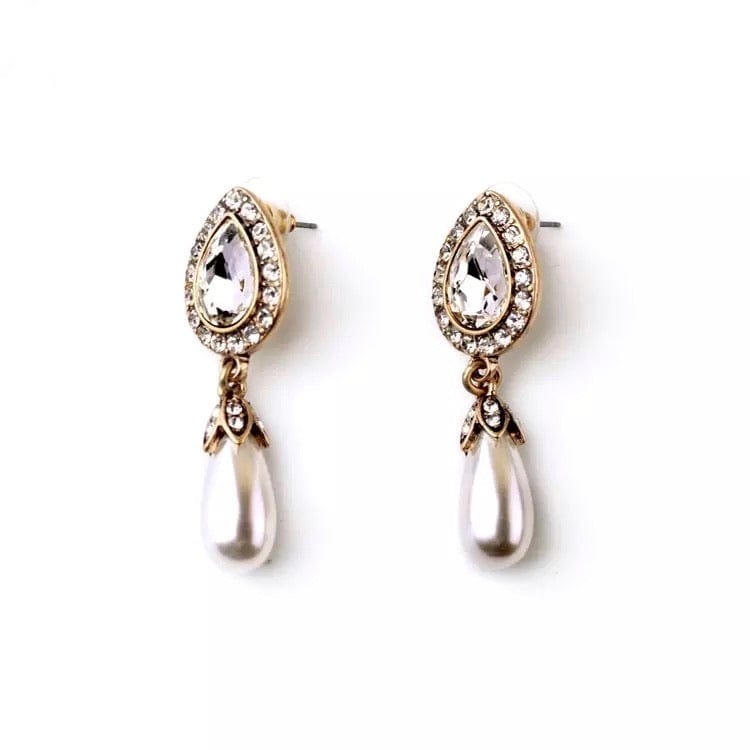 bridal pearl earring