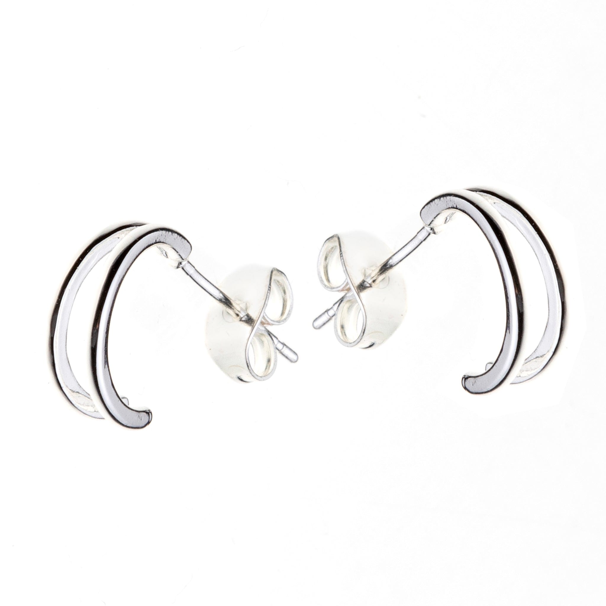 Mini sterling silver on sale hoops